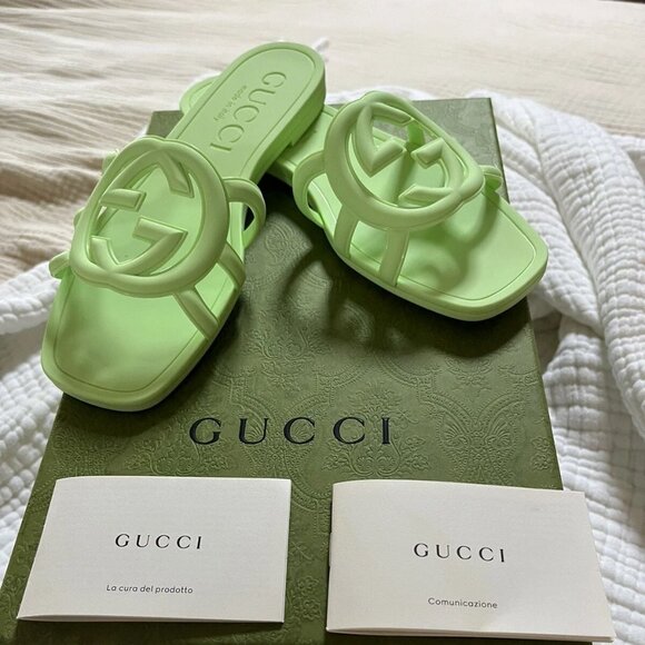 Gucci Interlocking G Slide Sandal - Picture 1 of 6
